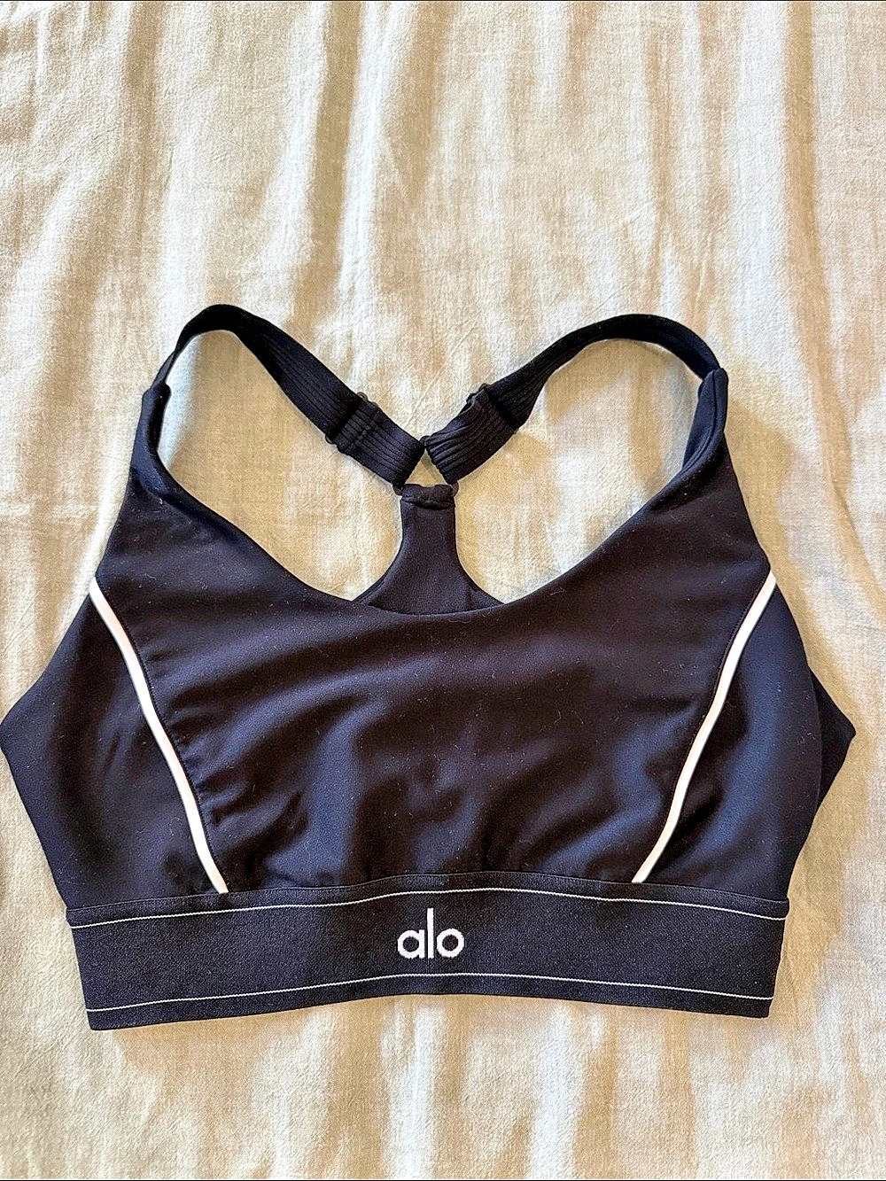 alo Black Sports Bra Like New